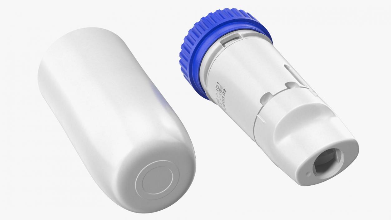 Copd Inhaler Open 3D