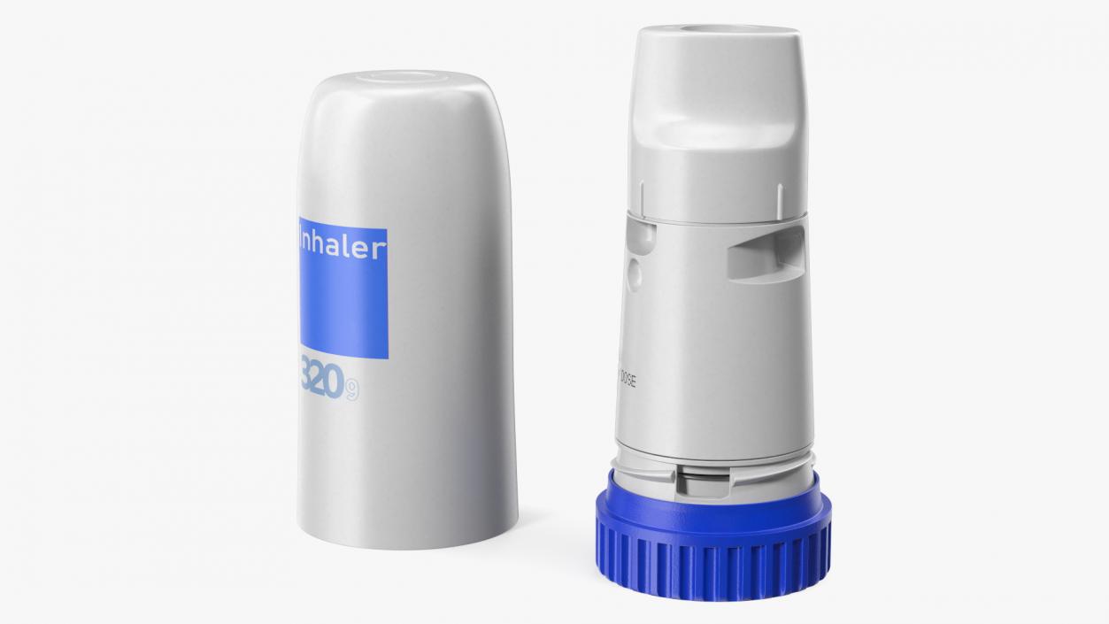 Copd Inhaler Open 3D