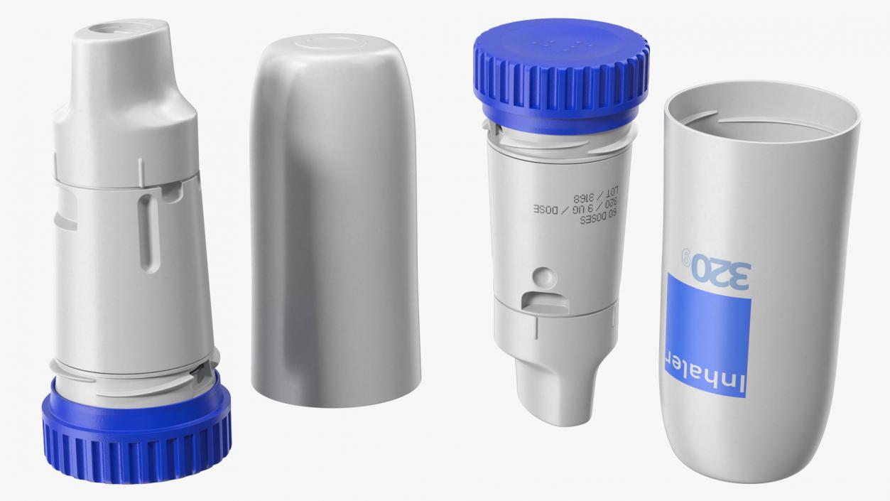 Copd Inhaler Open 3D