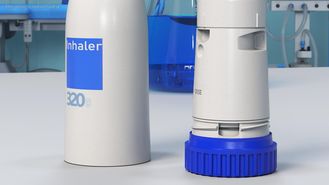 Copd Inhaler Open 3D