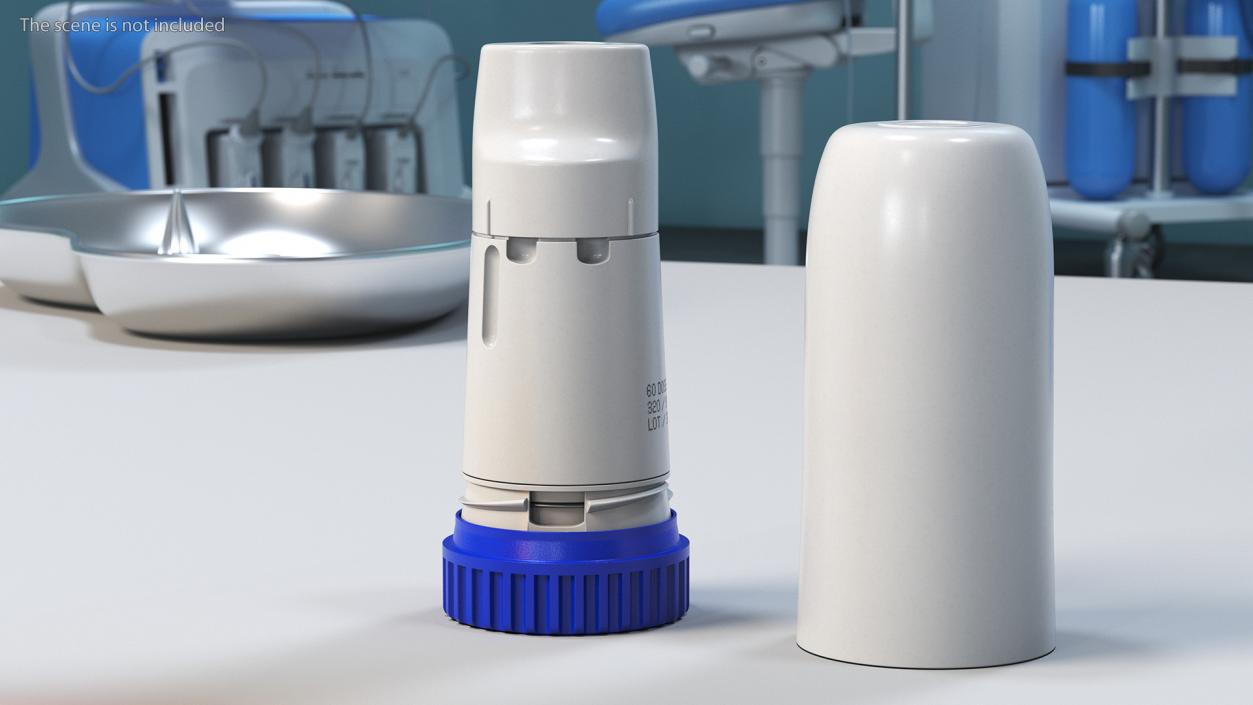 Copd Inhaler Open 3D