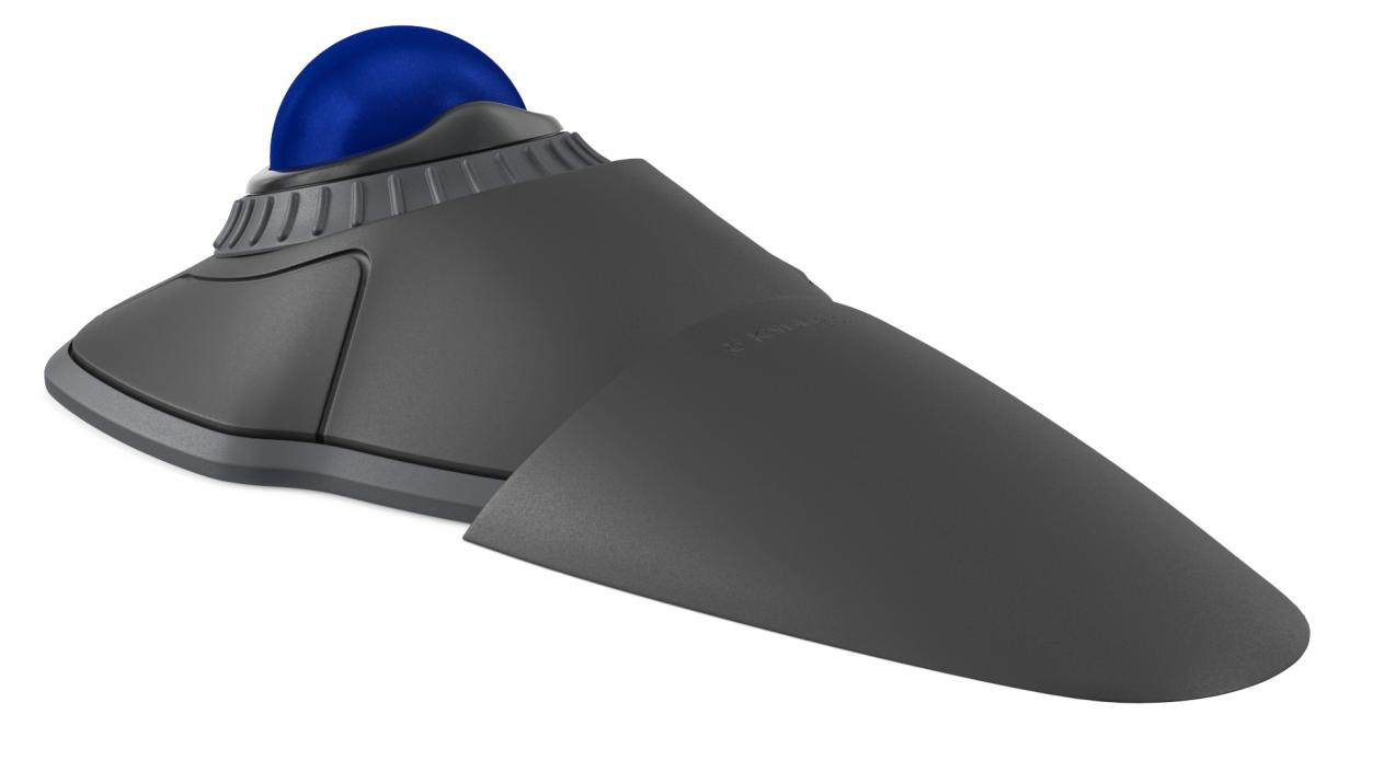 3D model Trackball Mouse with Blue Ball