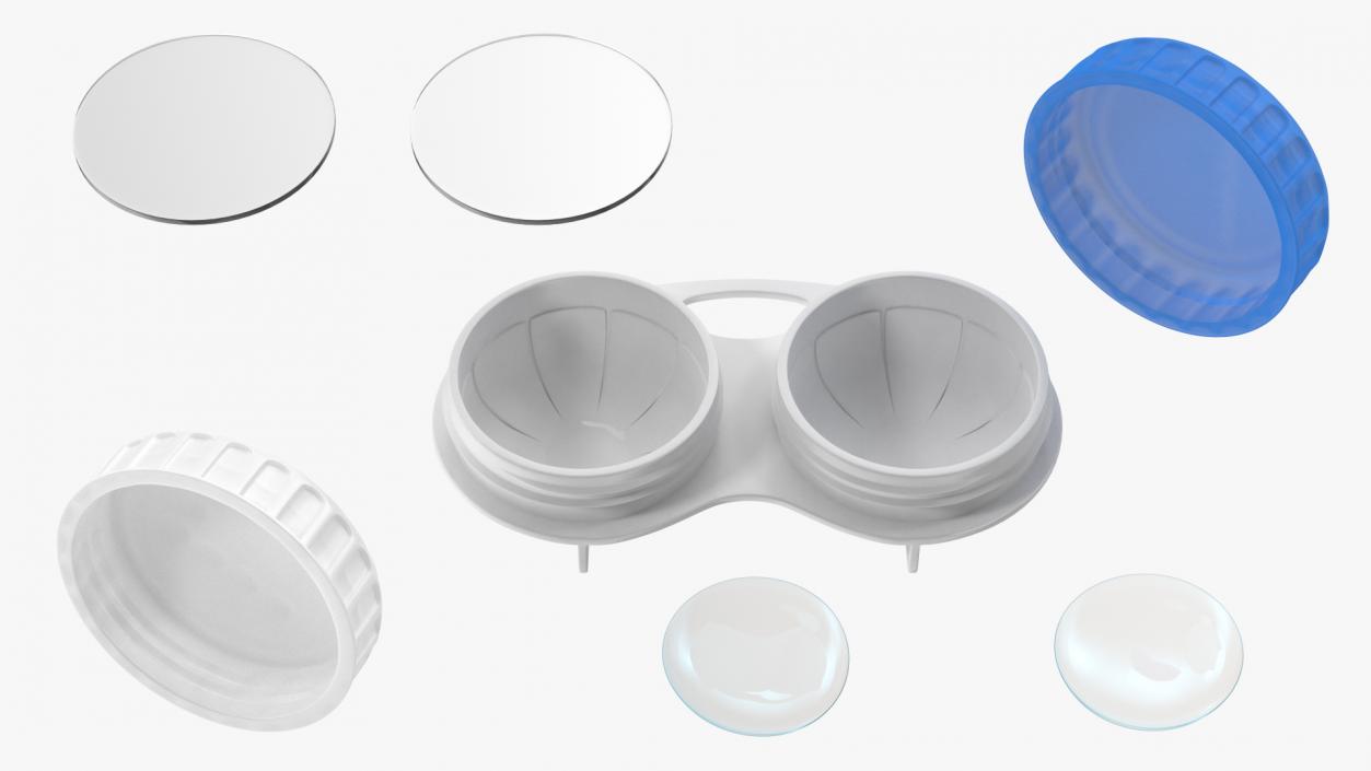 Contact Lens Accessories Collection 2 3D