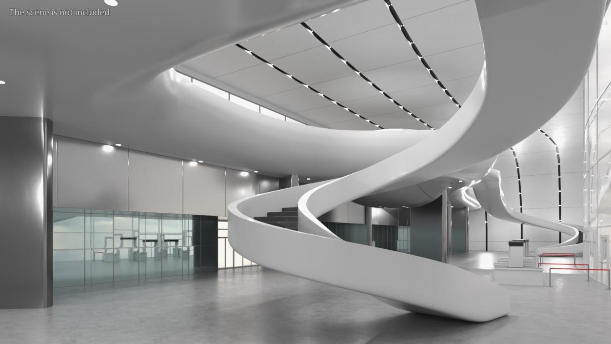 3D model Futuristic Staircase