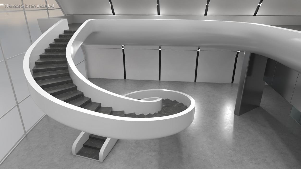 3D model Futuristic Staircase