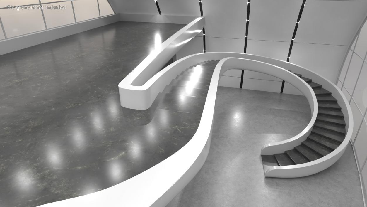 3D model Futuristic Staircase