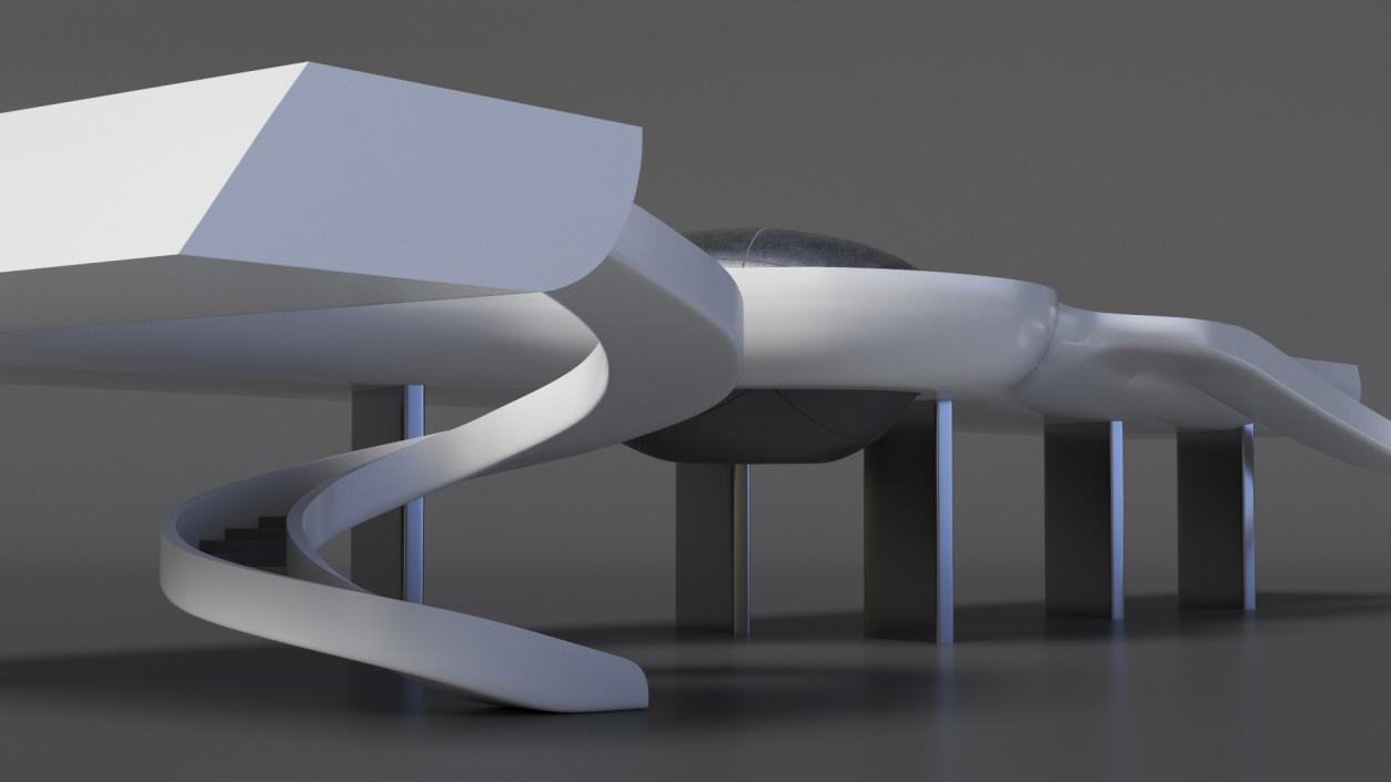 3D model Futuristic Staircase