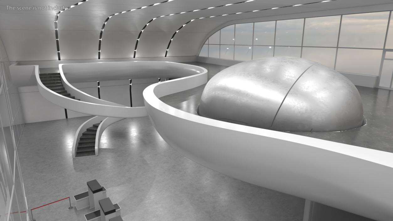 3D model Futuristic Staircase