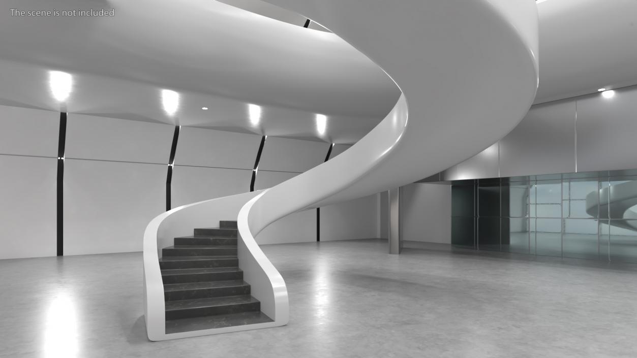 3D model Futuristic Staircase