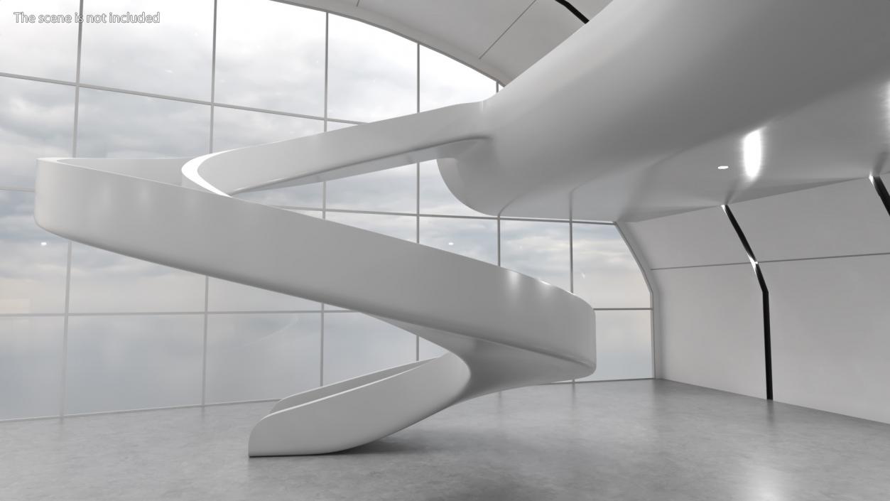 3D model Futuristic Staircase