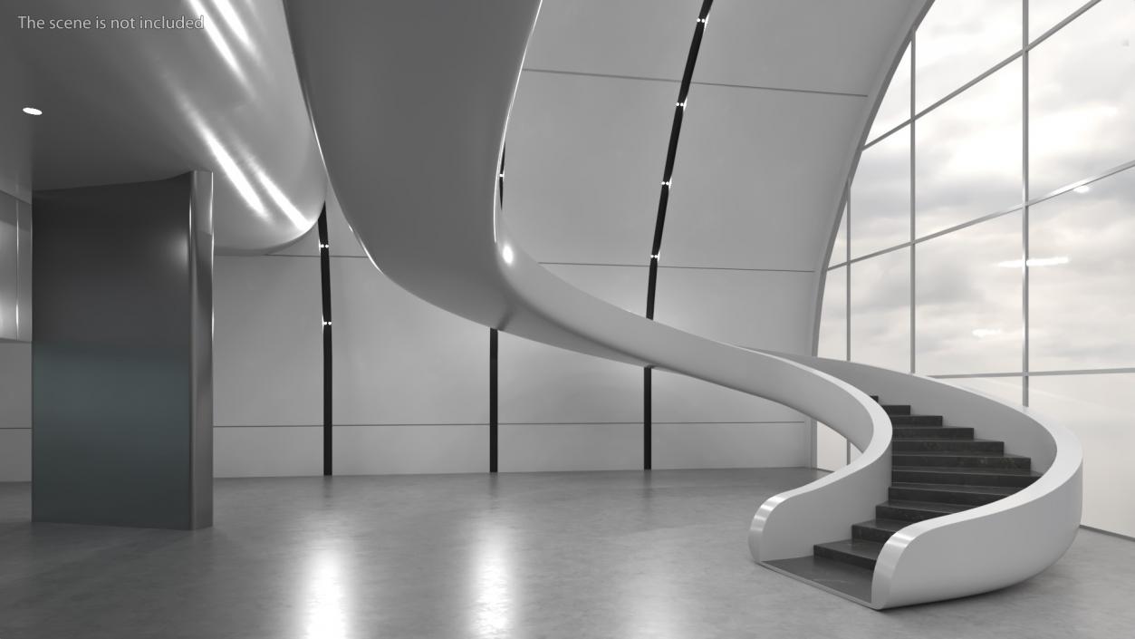 3D model Futuristic Staircase