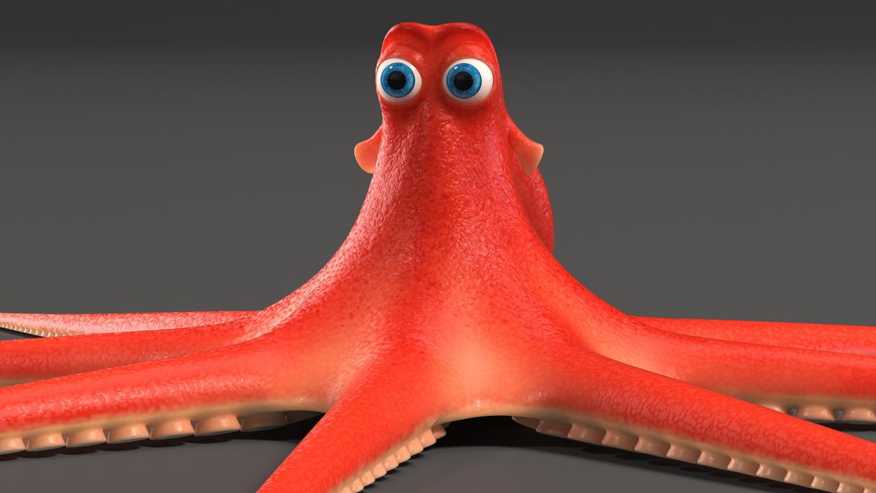 3D model Cartoon Character Octopus