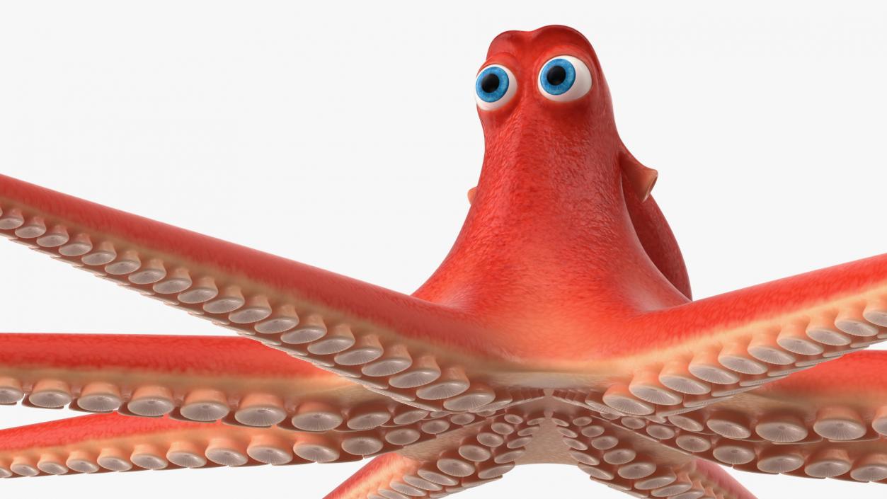 3D model Cartoon Character Octopus