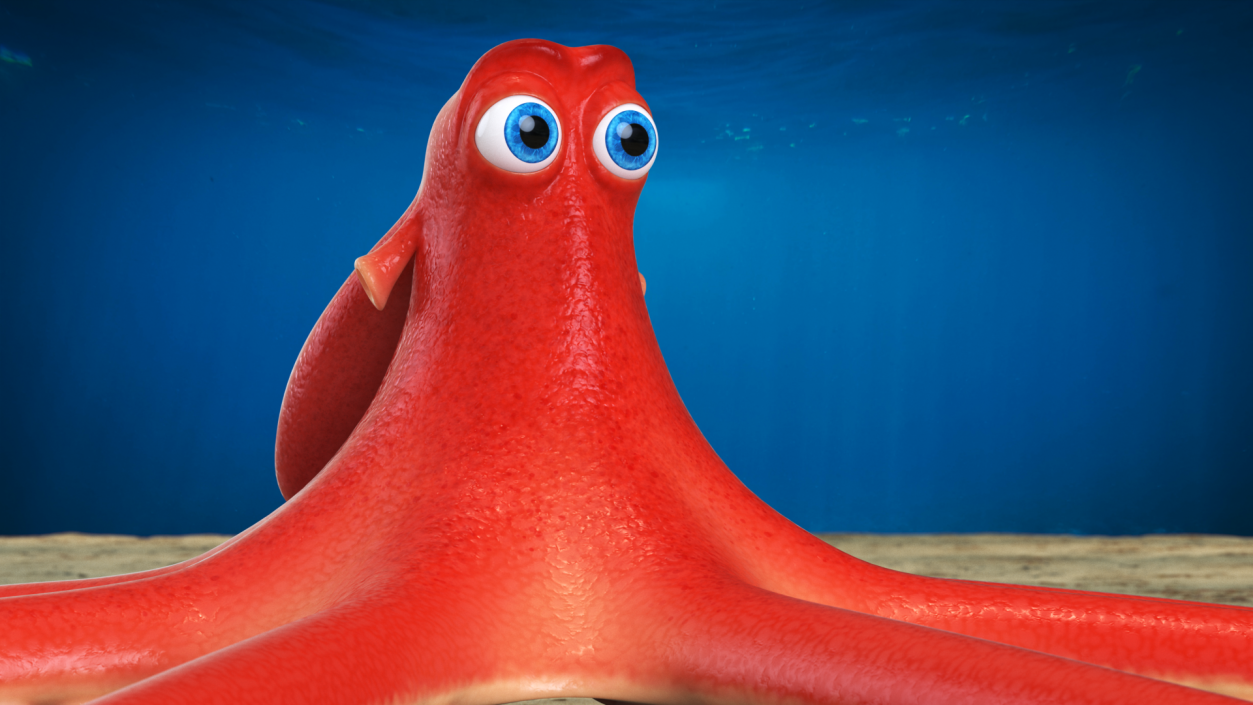 3D model Cartoon Character Octopus