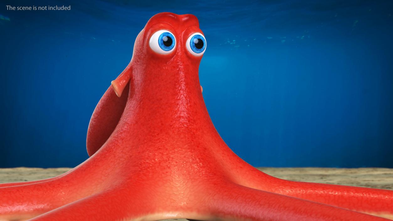 3D model Cartoon Character Octopus