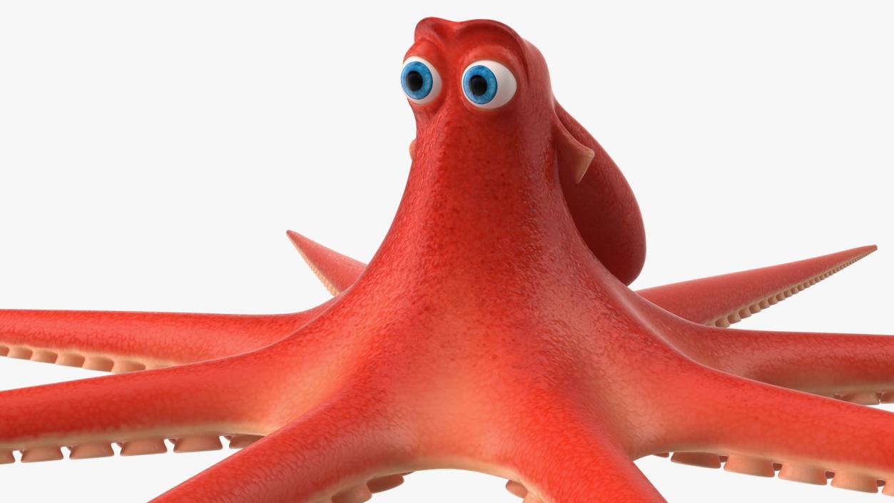 3D model Cartoon Character Octopus