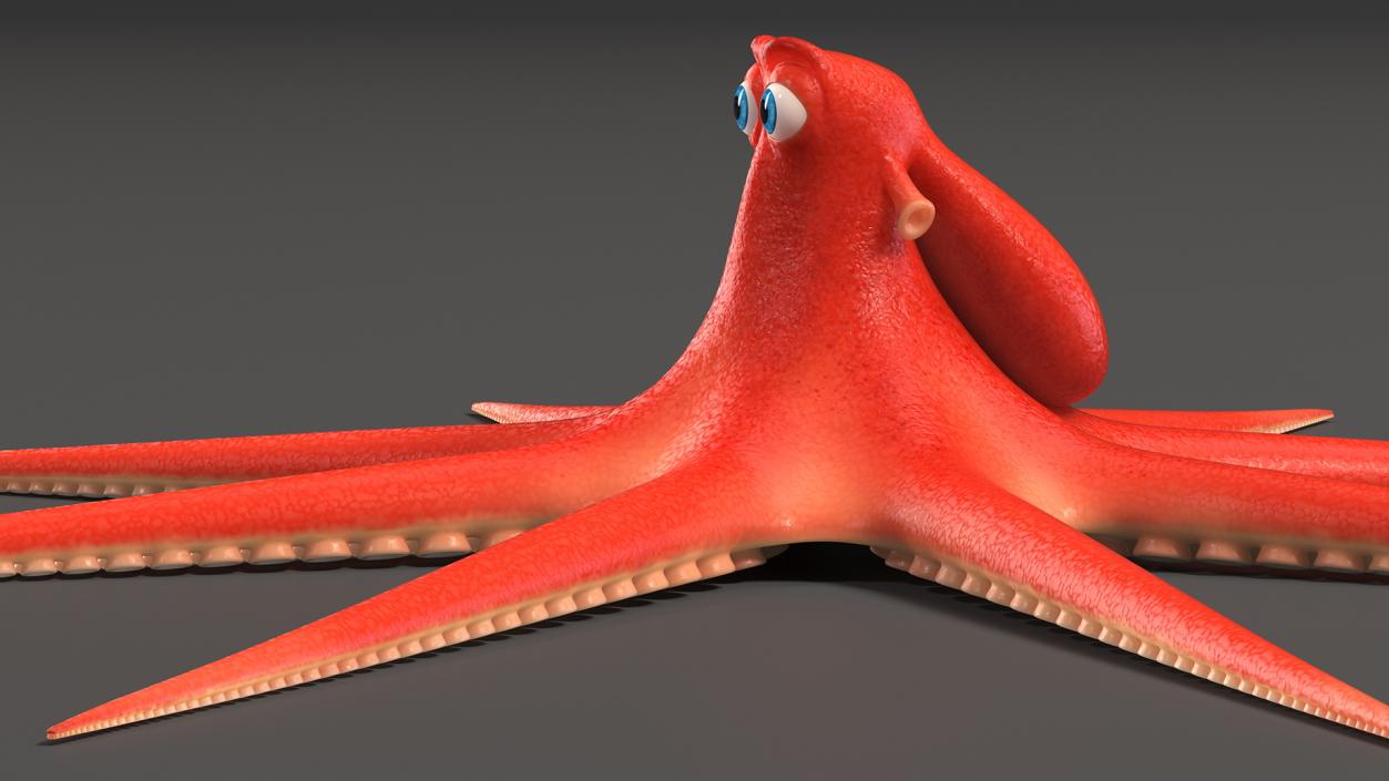 3D model Cartoon Character Octopus