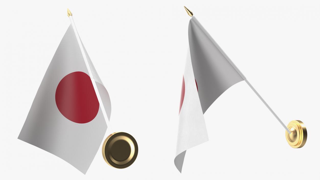 3D model Wall Flag Japan