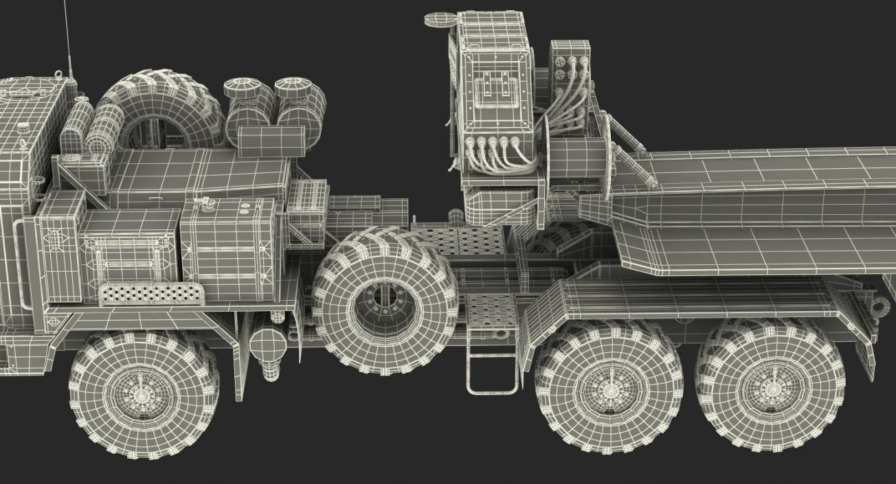 Russian S-400 Triumf Air Defense System Vehicle 3D