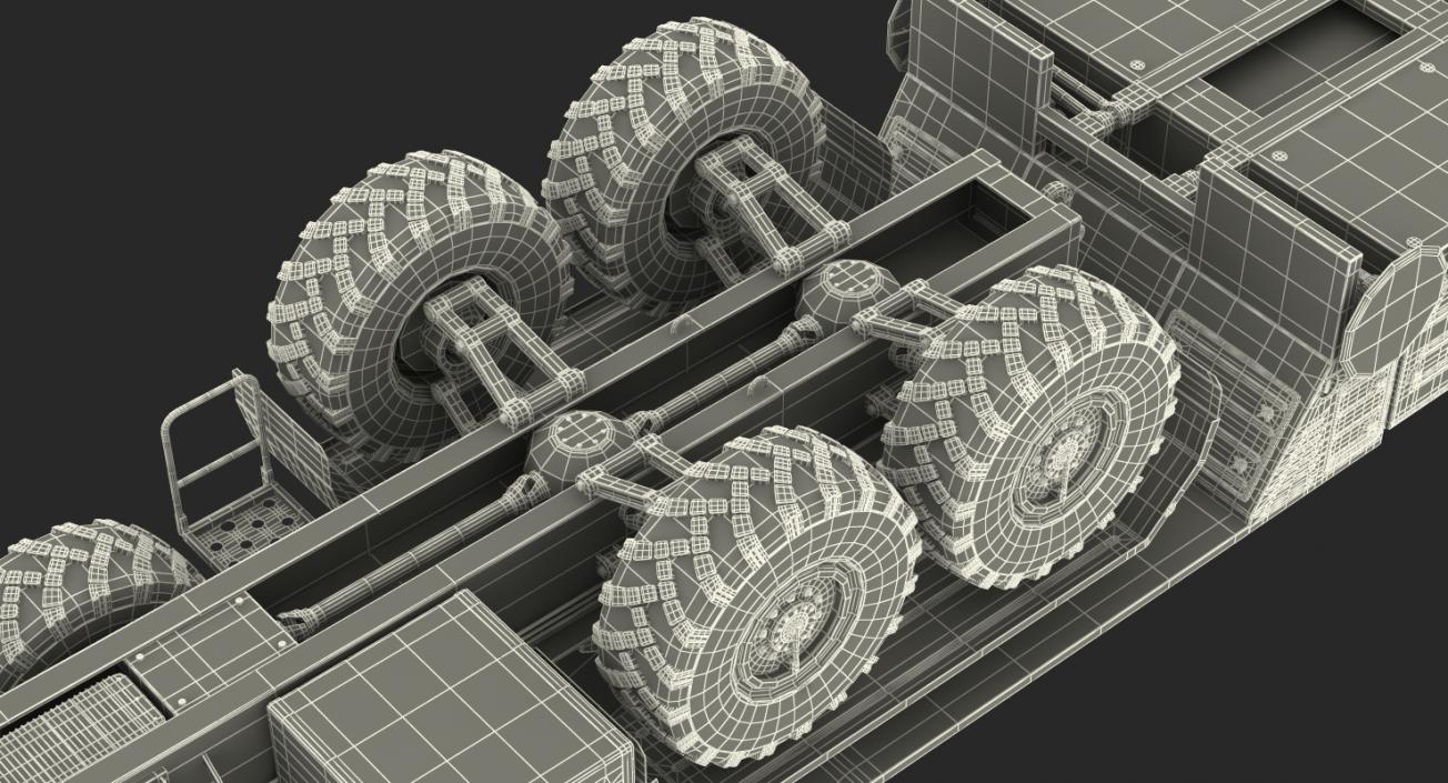 Russian S-400 Triumf Air Defense System Vehicle 3D