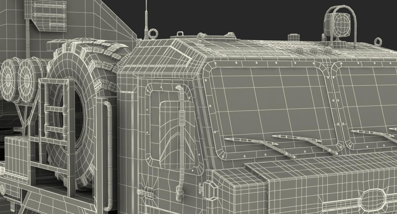 Russian S-400 Triumf Air Defense System Vehicle 3D