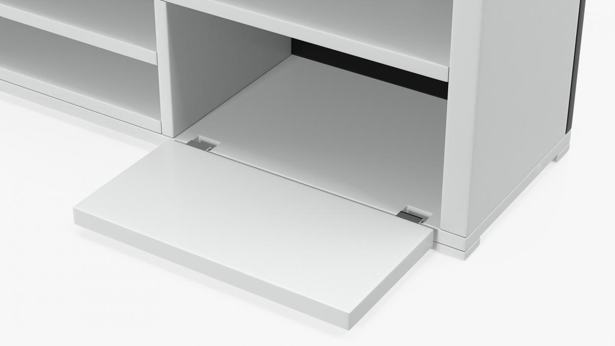 TV Stand White 3D model