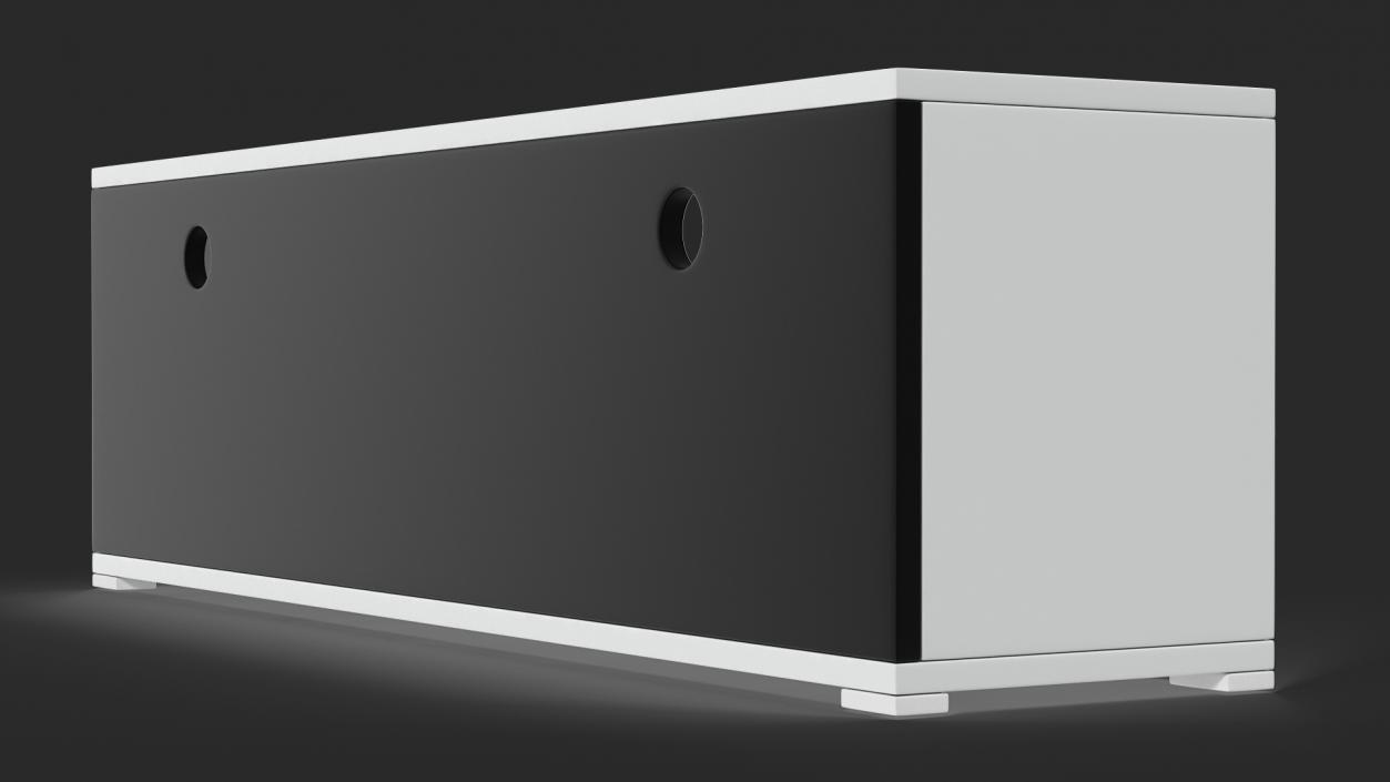 TV Stand White 3D model