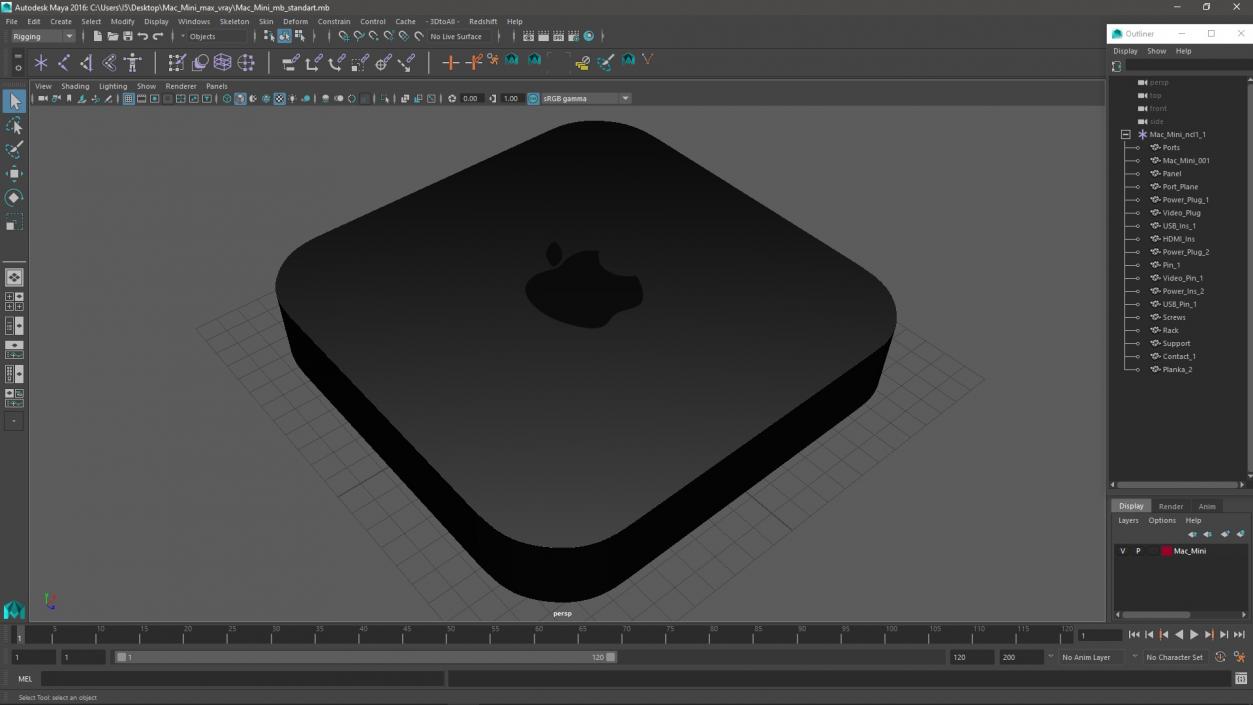 3D model Mac Mini