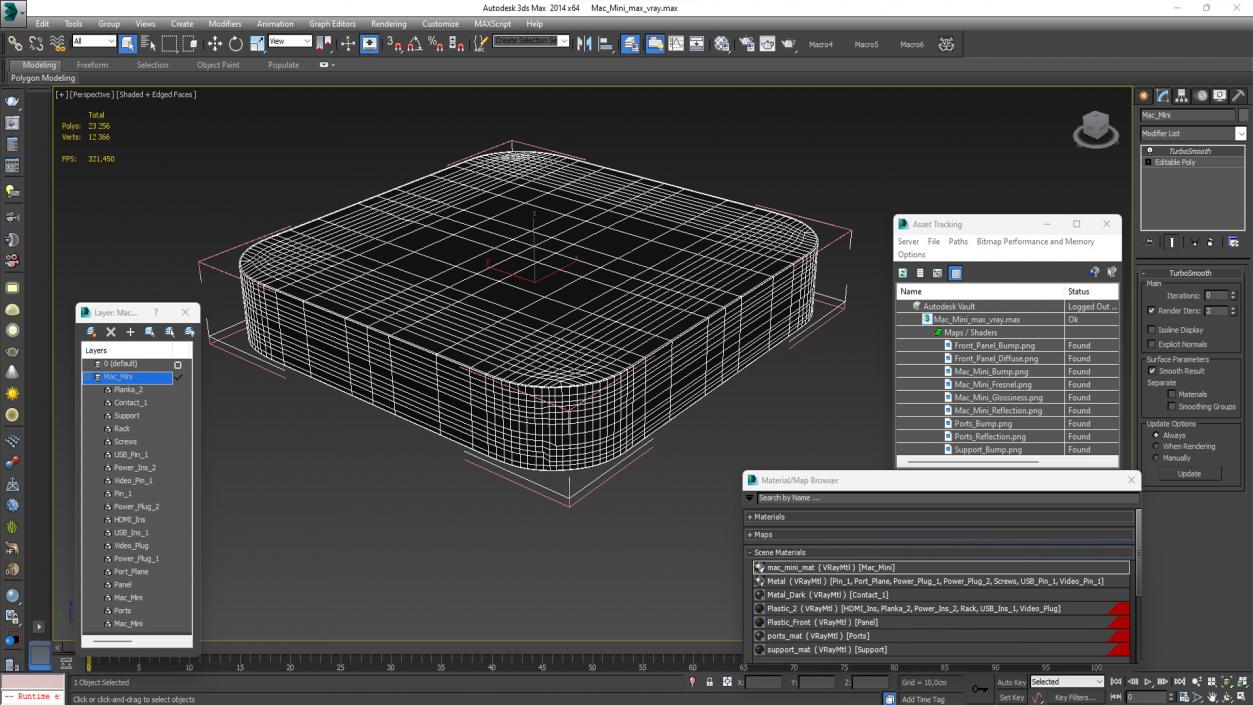 3D model Mac Mini