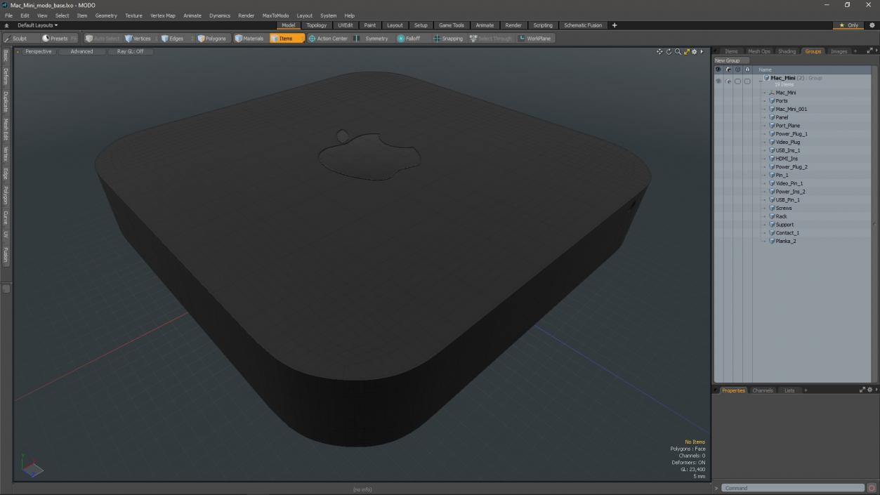 3D model Mac Mini