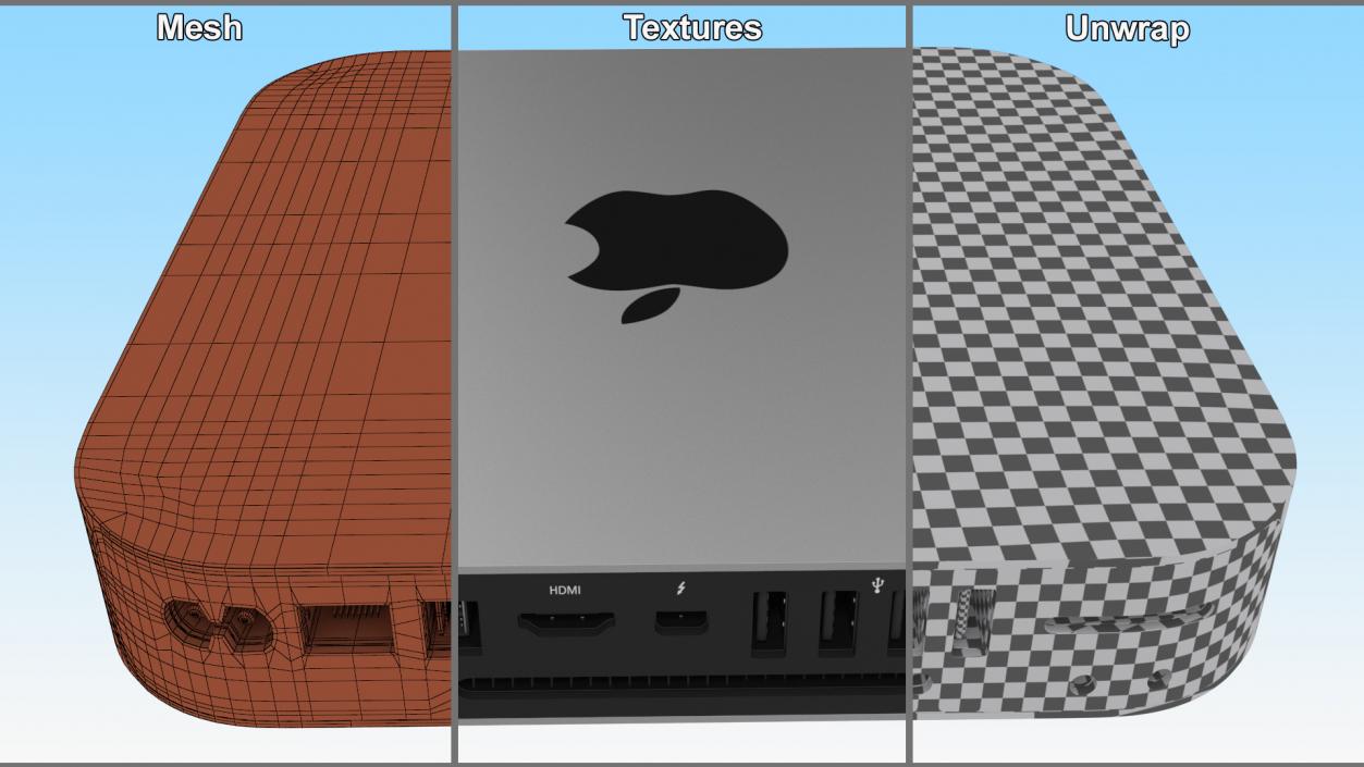 3D model Mac Mini