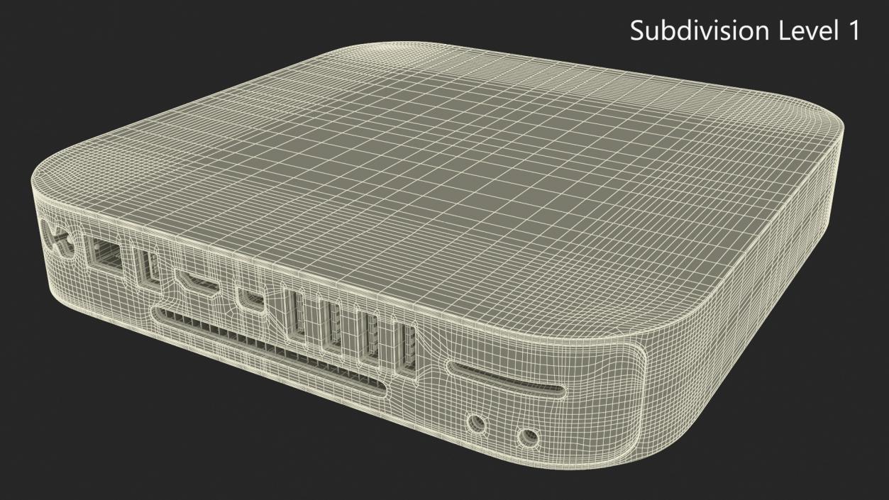 3D model Mac Mini