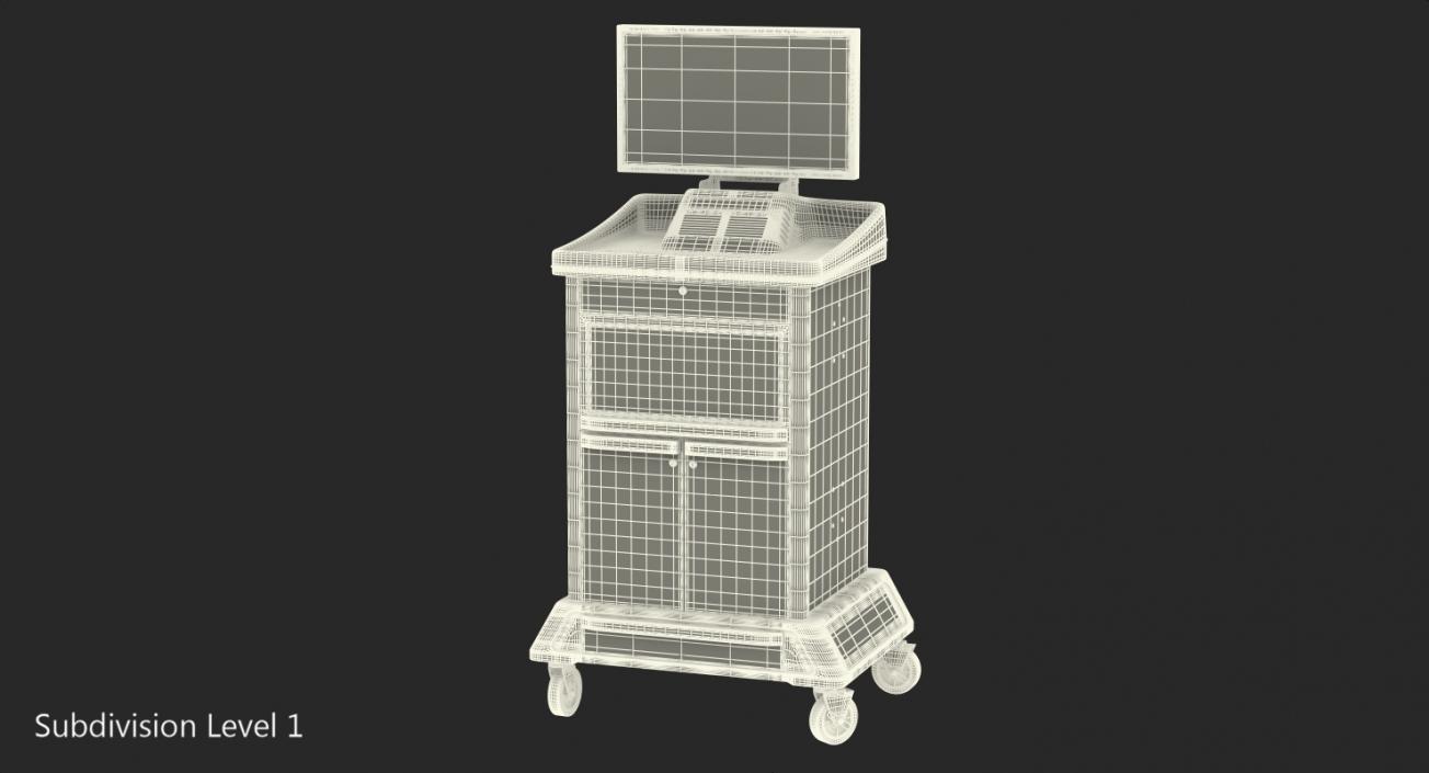 3D Wheel Alignment Console model