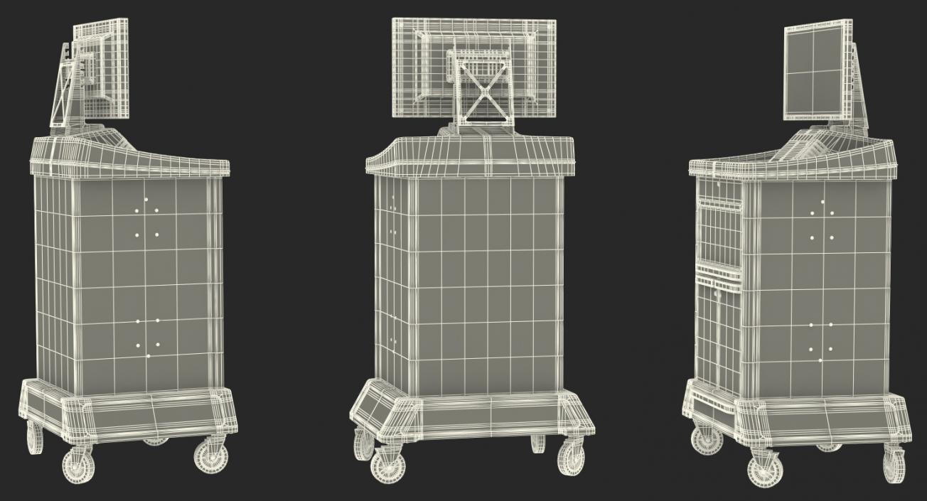 3D Wheel Alignment Console model