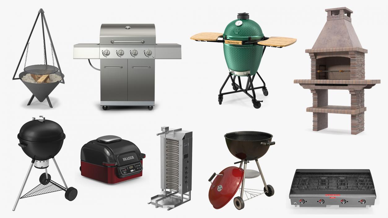 Grills Collection 8 3D model