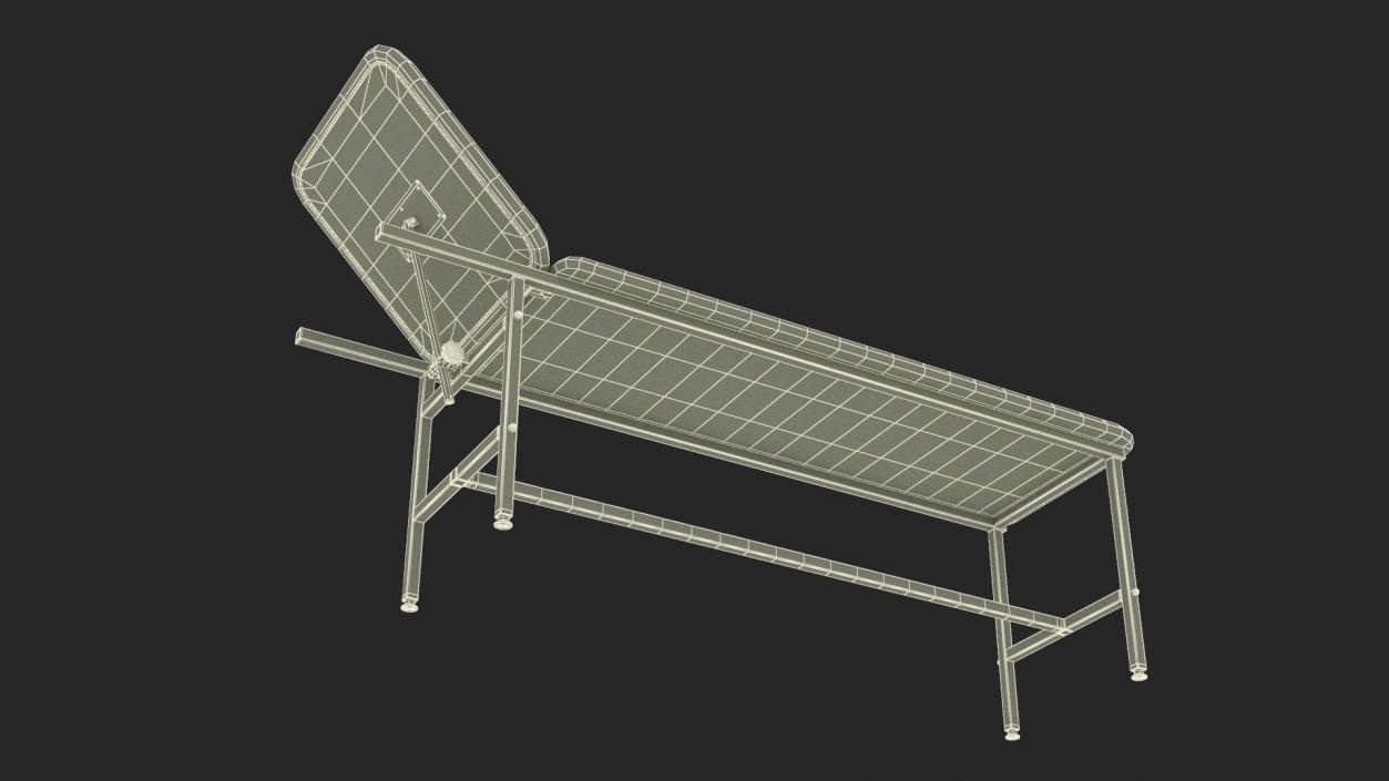 First Aid Examination Couch 3D