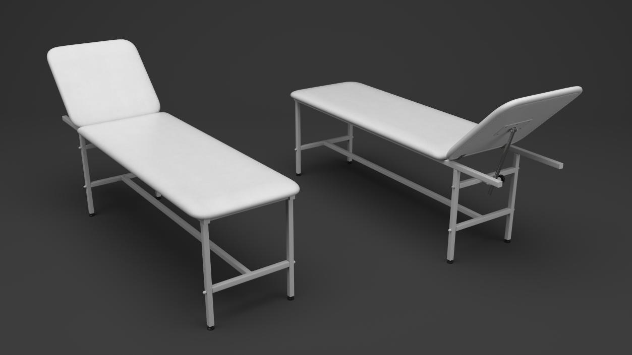 First Aid Examination Couch 3D