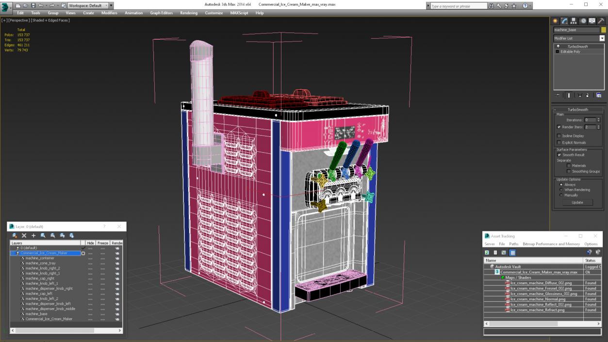 3D Commercial Ice Cream Maker