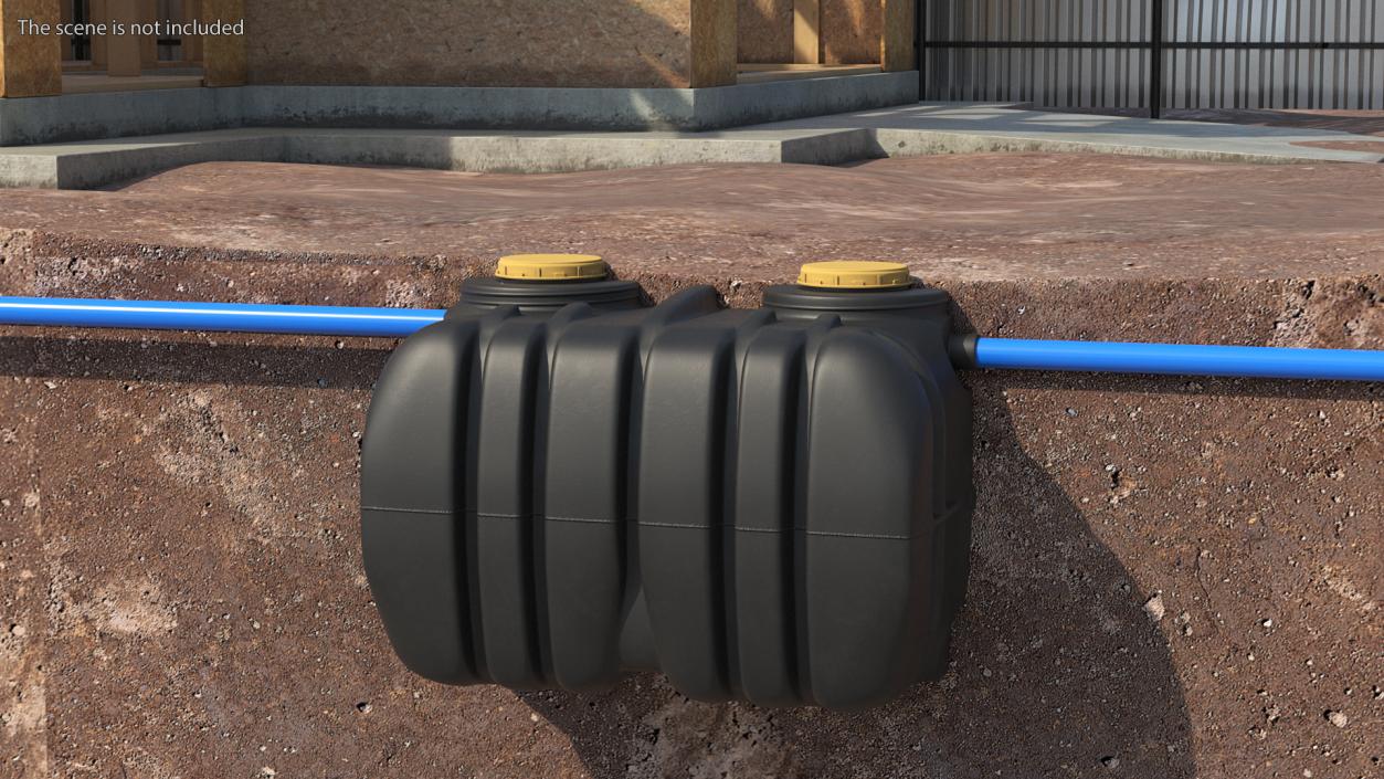 3D Septic Tanks Collection model