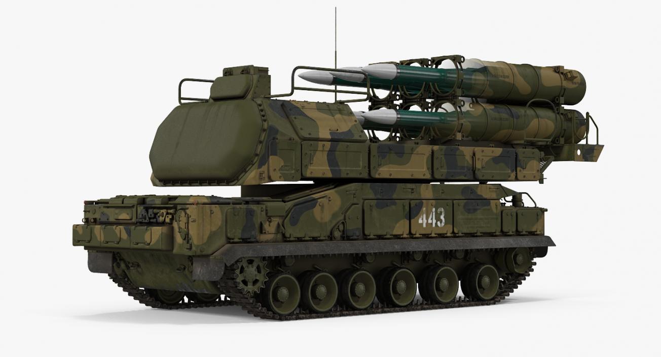 SAM System Buk M3 Camo 3D