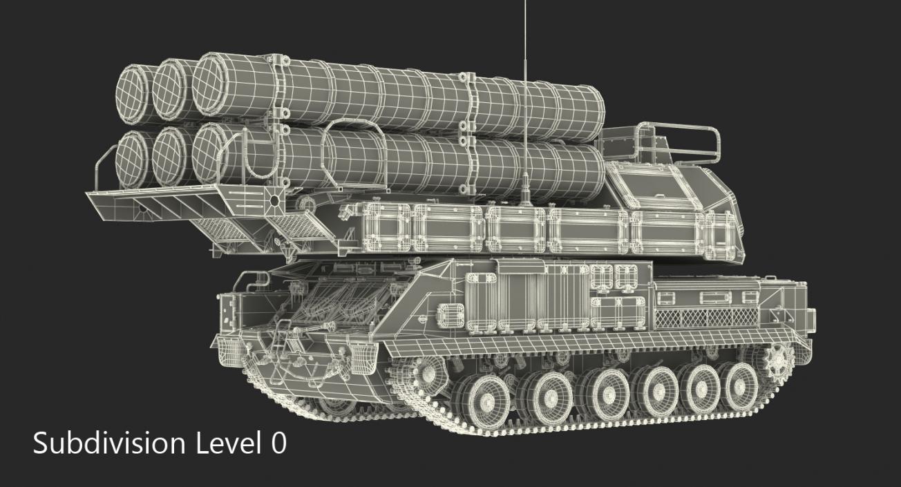 SAM System Buk M3 Camo 3D