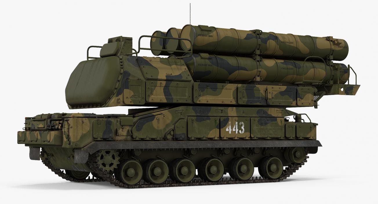 SAM System Buk M3 Camo 3D