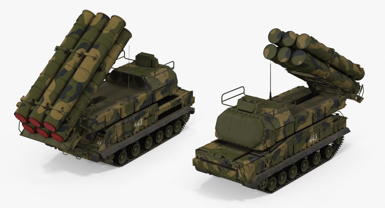 SAM System Buk M3 Camo 3D