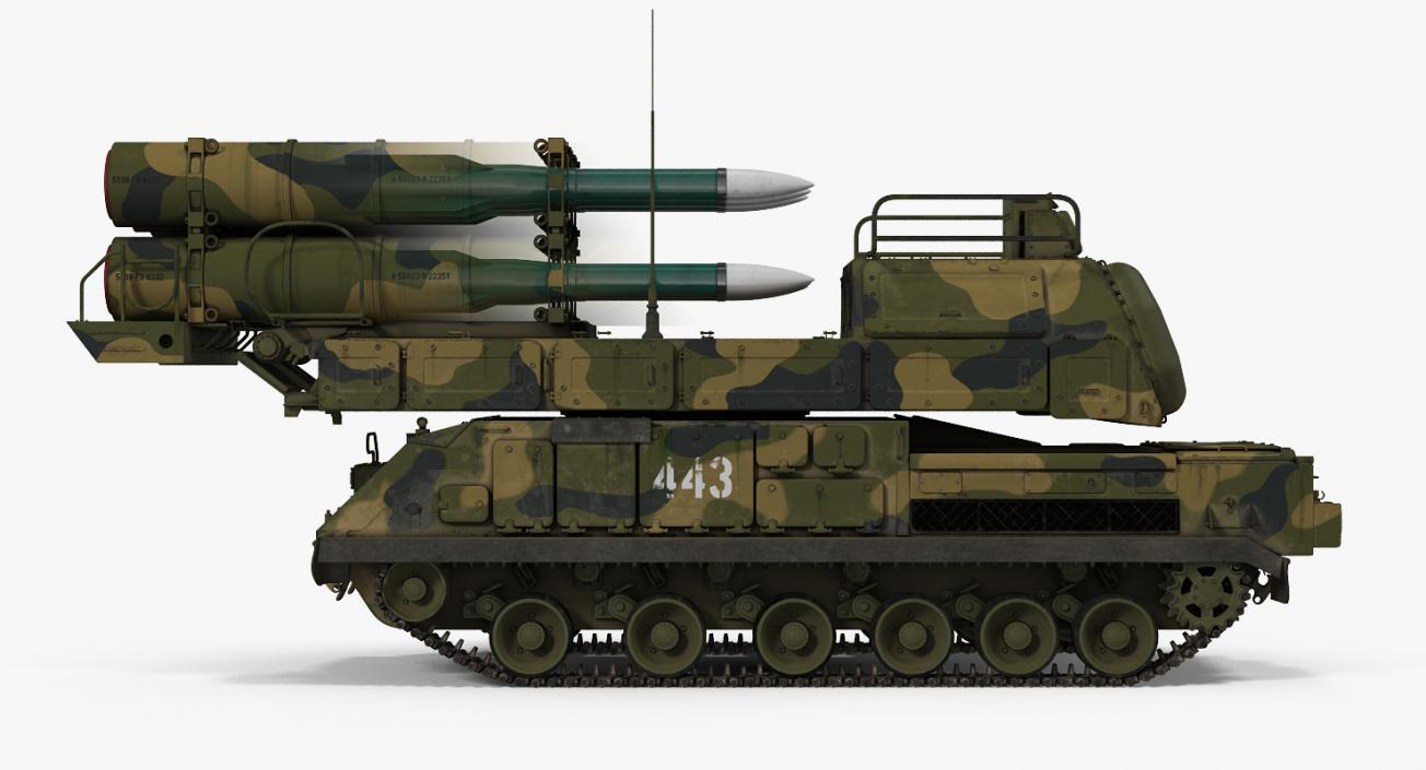 SAM System Buk M3 Camo 3D