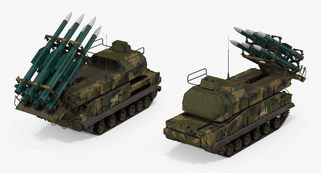 SAM System Buk M3 Camo 3D