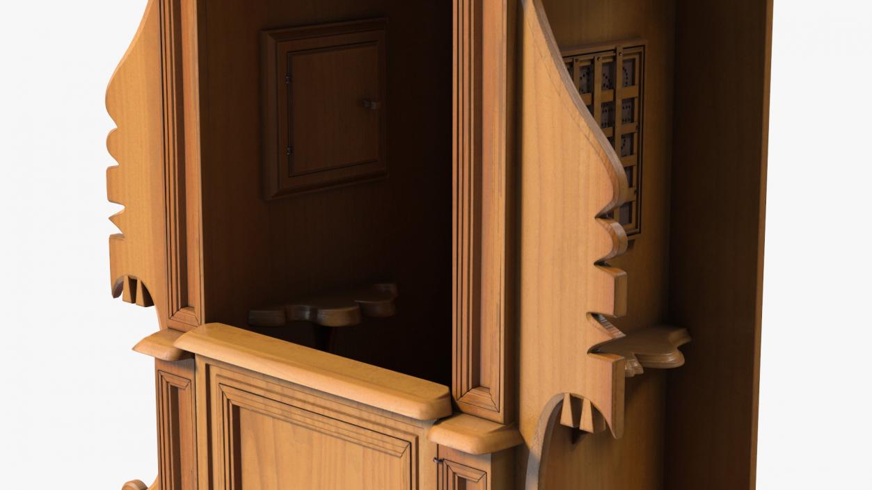 3D model Renaissance Style Confessional