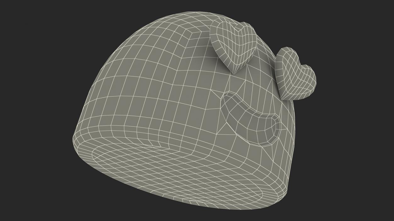 Heart Eyes Android Emoji 3D model