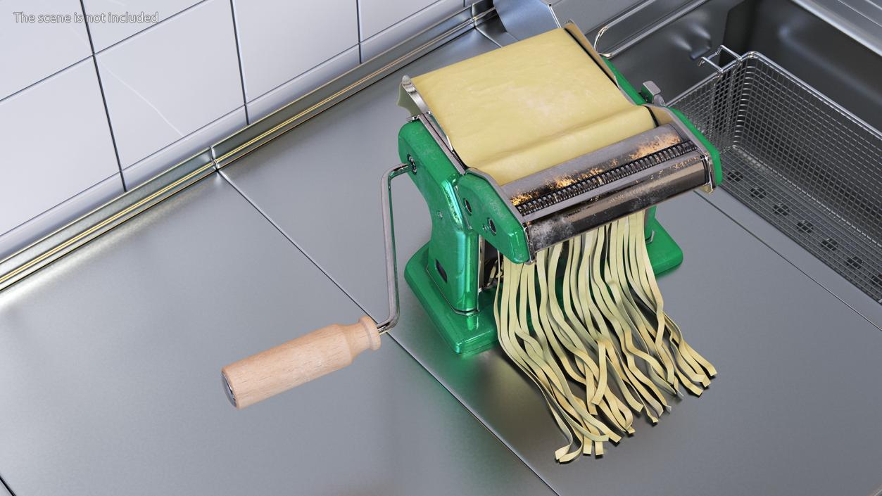 3D model Pasta Maker Machine with Roll Dough