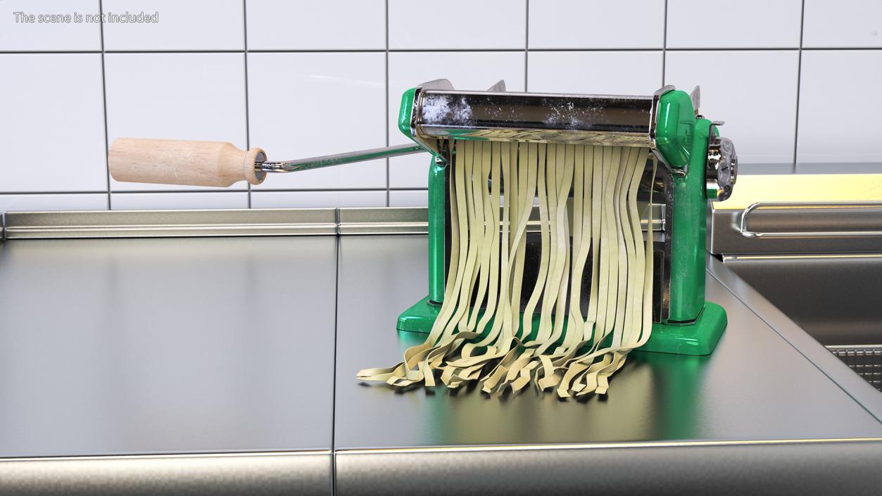 3D model Pasta Maker Machine with Roll Dough