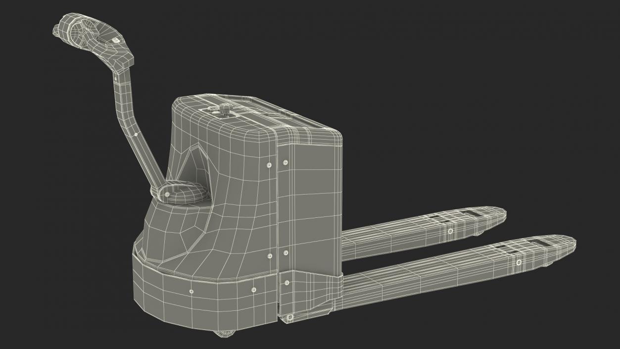 Fully Powered Pallet Truck Rigged for Maya 3D